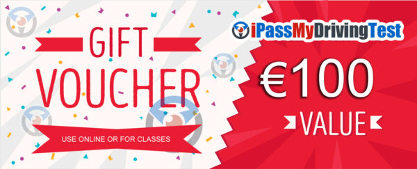 GIFT voucher driving lessons driving course Ireland